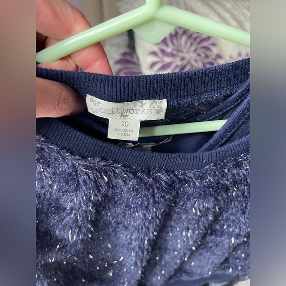 Knit Work size 10 (children) fall/winter dress with sweather - Picture 2 of 3